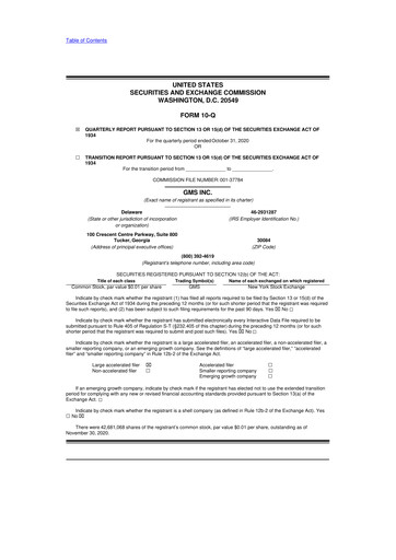 Thumbnail GMS 10-Q Quarterly Report FY2021 