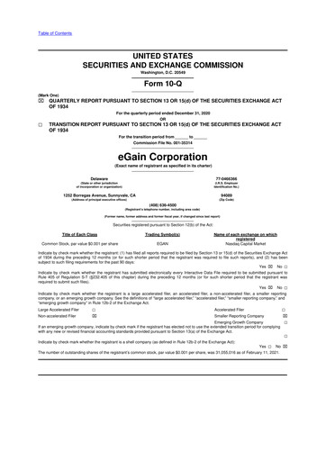 Thumbnail eGain 10-Q Quarterly Report FY2021 