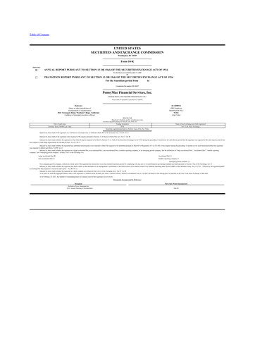 Thumbnail PennyMac Financial Services 10-K Annual Report 2020