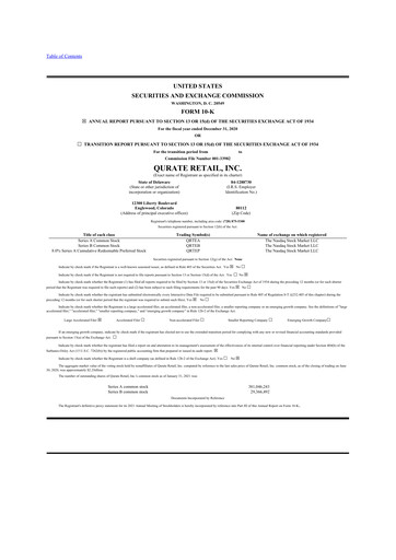 Thumbnail QVC Group 10-K Annual Report 2020