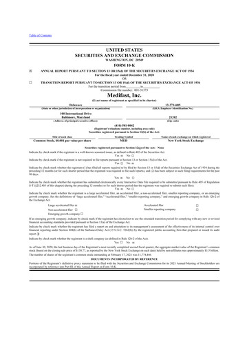 Thumbnail Medifast 10-K Annual Report 2020