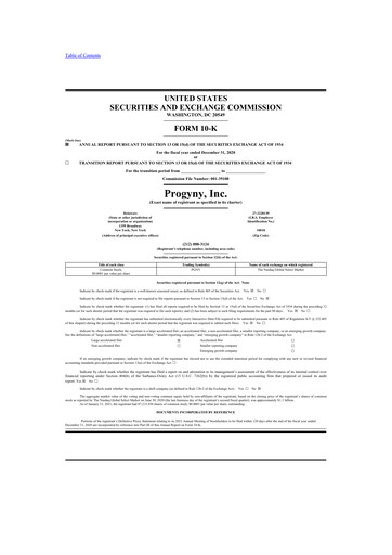 Thumbnail Progyny 10-K Annual Report 2020