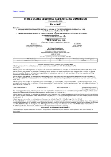 Thumbnail TTEC 10-K Annual Report 2020