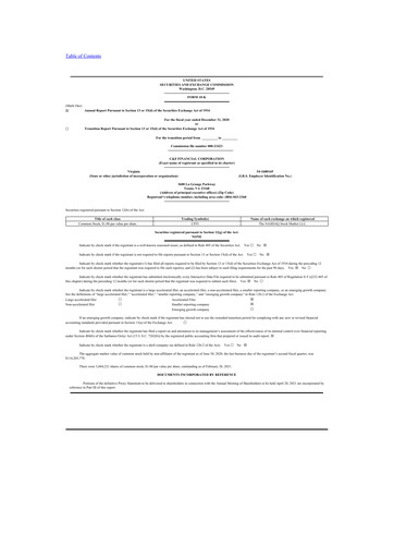Thumbnail C&F Financial Corporation

 10-K Annual Report 2020