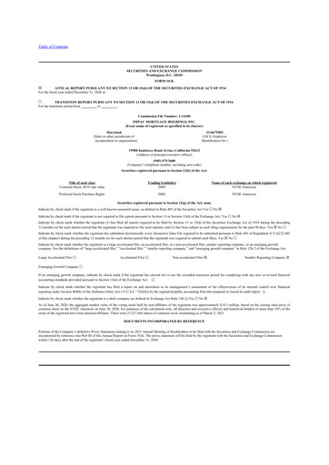 Thumbnail Impac Mortgage Holdings 10-K Annual Report 2020