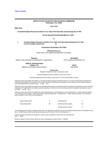 Thumbnail CPI Card Group 10-Q Quarterly Report FY2021 