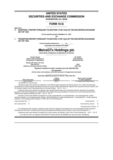 Thumbnail MeiraGTx 10-Q Quarterly Report FY2021 