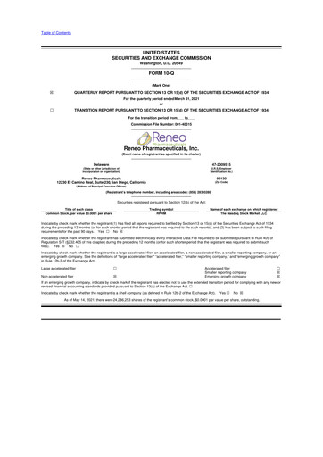 Thumbnail OnKure Therapeutics 10-Q Quarterly Report FY2021 