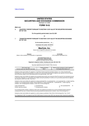 Thumbnail MaxCyte 10-Q Quarterly Report FY2021 