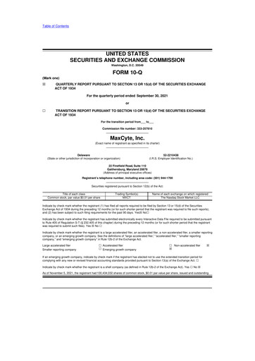 Thumbnail MaxCyte 10-Q Quarterly Report FY2021 