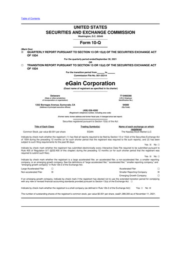 Thumbnail eGain 10-Q Quarterly Report FY2022 