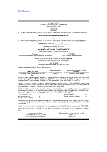 Thumbnail Journey Medical 10-Q Quarterly Report FY2021 