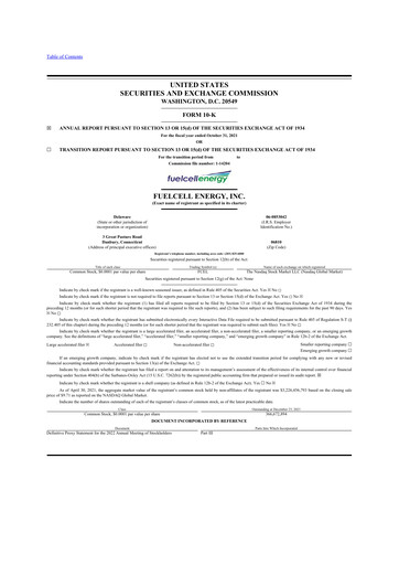 Thumbnail FuelCell Energy
 10-K Annual Report 2021