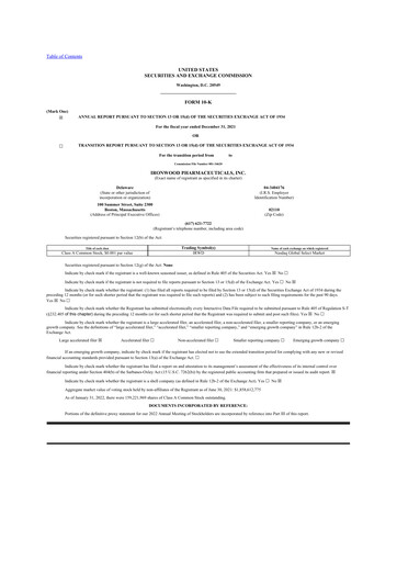 Thumbnail Ironwood Pharmaceuticals
 10-K Annual Report 2021