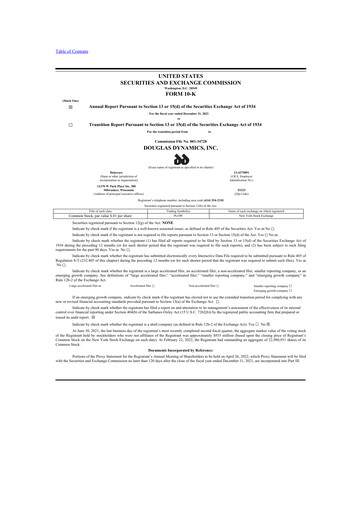 Thumbnail Douglas Dynamics
 10-K Annual Report 2021