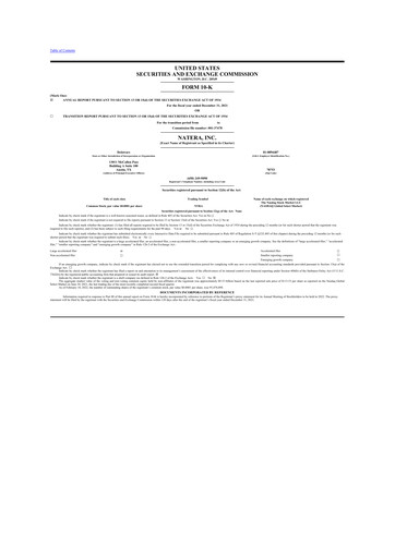 Thumbnail Natera 10-K Annual Report 2021