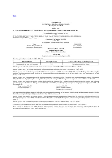 Thumbnail Stellar Bancorp 10-K Annual Report 2021