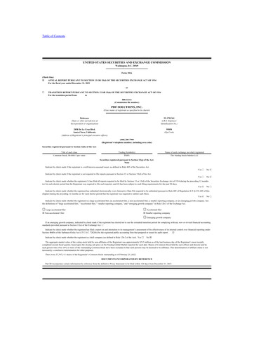 Thumbnail PDF Solutions 10-K Annual Report 2021