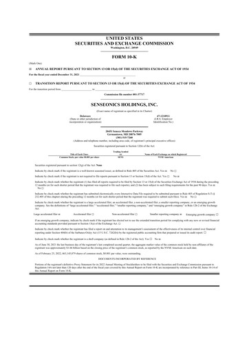 Thumbnail Senseonics Holdings
 10-K Annual Report 2021