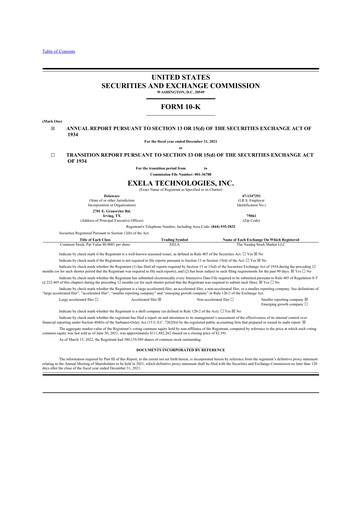 Thumbnail Exela Technologies
 10-K Annual Report 2021