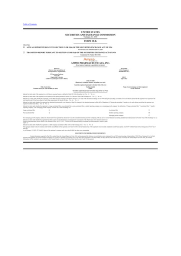 Thumbnail Ampio Pharmaceuticals 10-K Annual Report 2021