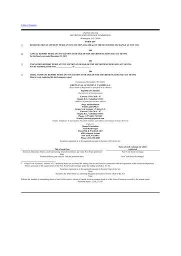 Thumbnail Grupo Aval
 20-F Annual Report 2021