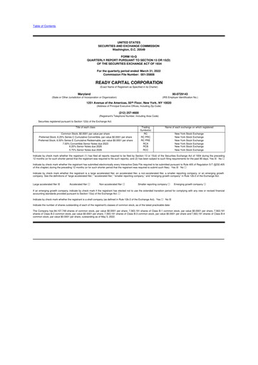Thumbnail Ready Capital
 10-Q Quarterly Report FY2022 