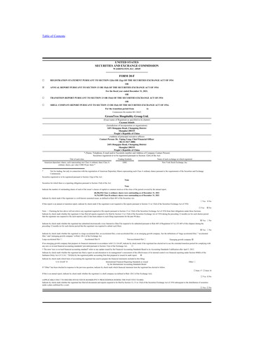 Thumbnail GreenTree Hospitality Group 20-F Annual Report 2021