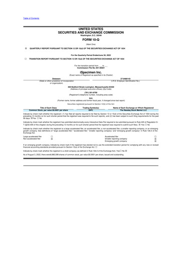 Thumbnail iSpecimen 10-Q Quarterly Report FY2022 