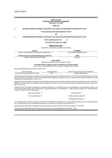 Thumbnail Rezolute 10-Q Quarterly Report FY2023 
