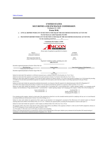 Thumbnail AMCON Distributing Company 10-K Annual Report 2022