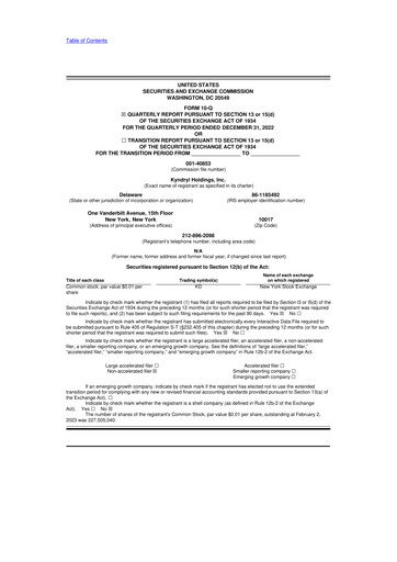 Thumbnail Kyndryl 10-Q Quarterly Report FY2023 