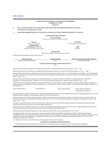 Thumbnail Vuzix
 10-K Annual Report 2022