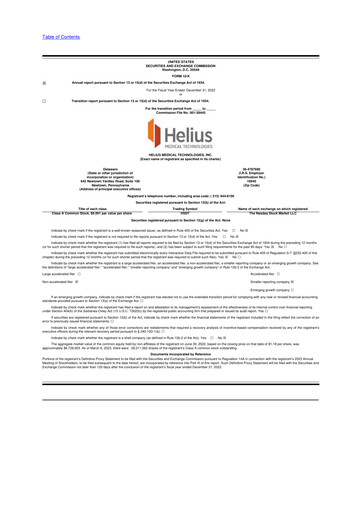 Thumbnail Solana Company 10-K Annual Report 2022
