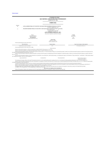 Thumbnail ATN International 10-K Annual Report 2022