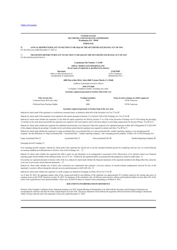 Thumbnail Impac Mortgage Holdings 10-K Annual Report 2022