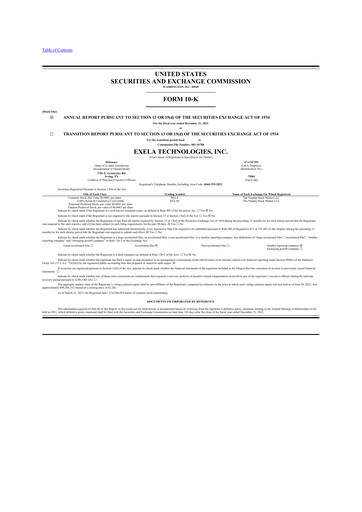 Thumbnail Exela Technologies
 10-K Annual Report 2022