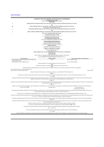 Vorschaubild Telkom Indonesia 20-F Jahresbericht 2022