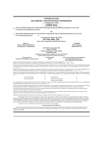 Thumbnail Accolade 10-K Annual Report 2023