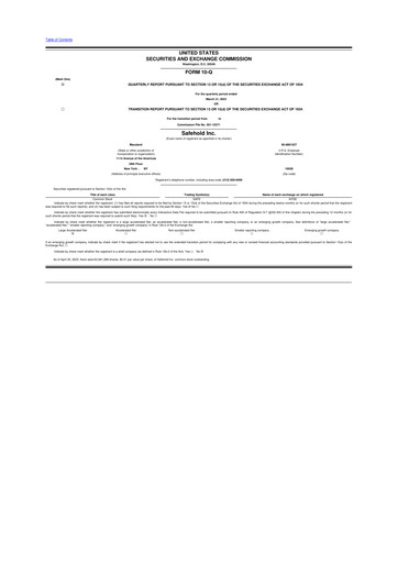 Thumbnail Safehold
 10-Q Quarterly Report FY2023 
