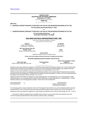 Thumbnail Solaris Energy Infrastructure 10-Q Quarterly Report FY2023 