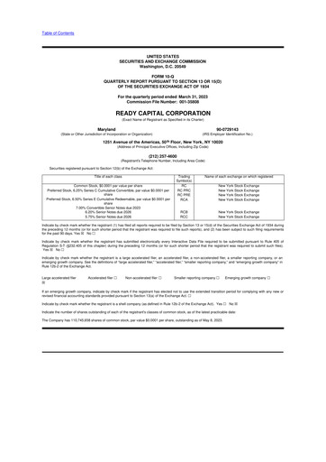 Thumbnail Ready Capital
 10-Q Quarterly Report FY2023 