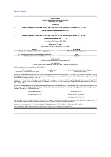 Thumbnail Rezolute 10-Q Quarterly Report FY2023 