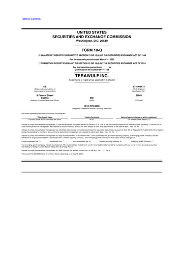 Thumbnail TeraWulf 10-Q Quarterly Report FY2023 