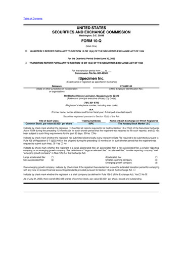 Thumbnail iSpecimen 10-Q Quarterly Report FY2023 