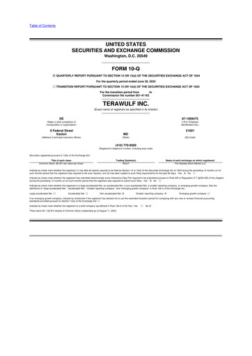 Thumbnail TeraWulf 10-Q Quarterly Report FY2023 