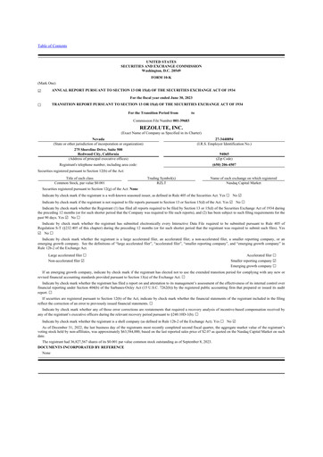 Thumbnail Rezolute 10-K Annual Report 2023