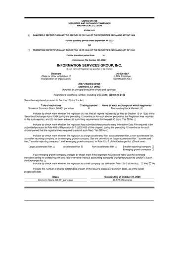 Thumbnail Information Services Group 10-Q Quarterly Report FY2023 