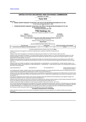 Thumbnail TTEC 10-K Annual Report 2023