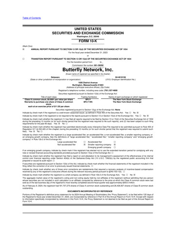 Vorschaubild Butterfly Network 10-K Jahresbericht 2023